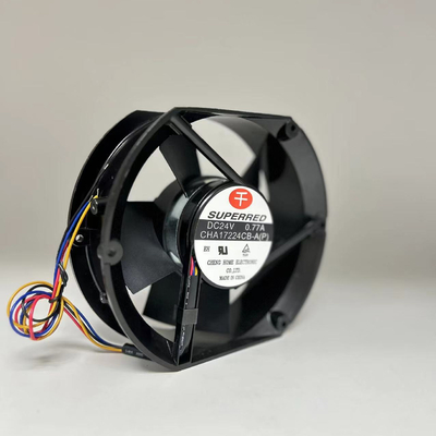 1700-3600 RPM DC مروحة تبريد بدون فرشات واضعا كروي / كم تحمل شكل دائري