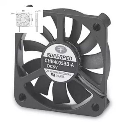 40x40x7 5V DC مروحة تبريد 150 جرام إخراج إشارة اللون الأسود اختياري