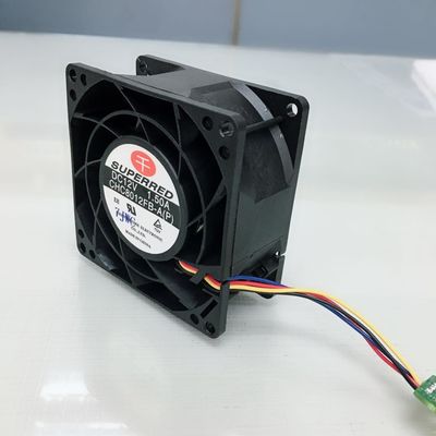 مروحة التحكم في عرض النبض DC 12 / 24V 80x25mm PWM