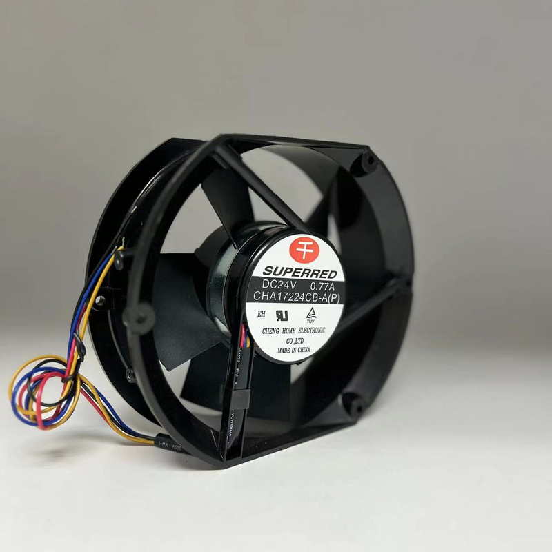 120mm 12V DC مروحة تبريد 17-3600 دورة في الدقيقة 22-156CFM تدفق هواء مخصص